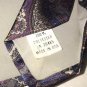 Towncraft Mens Neck Tie Polyester Paisley USA Brown Navy Purple Gold