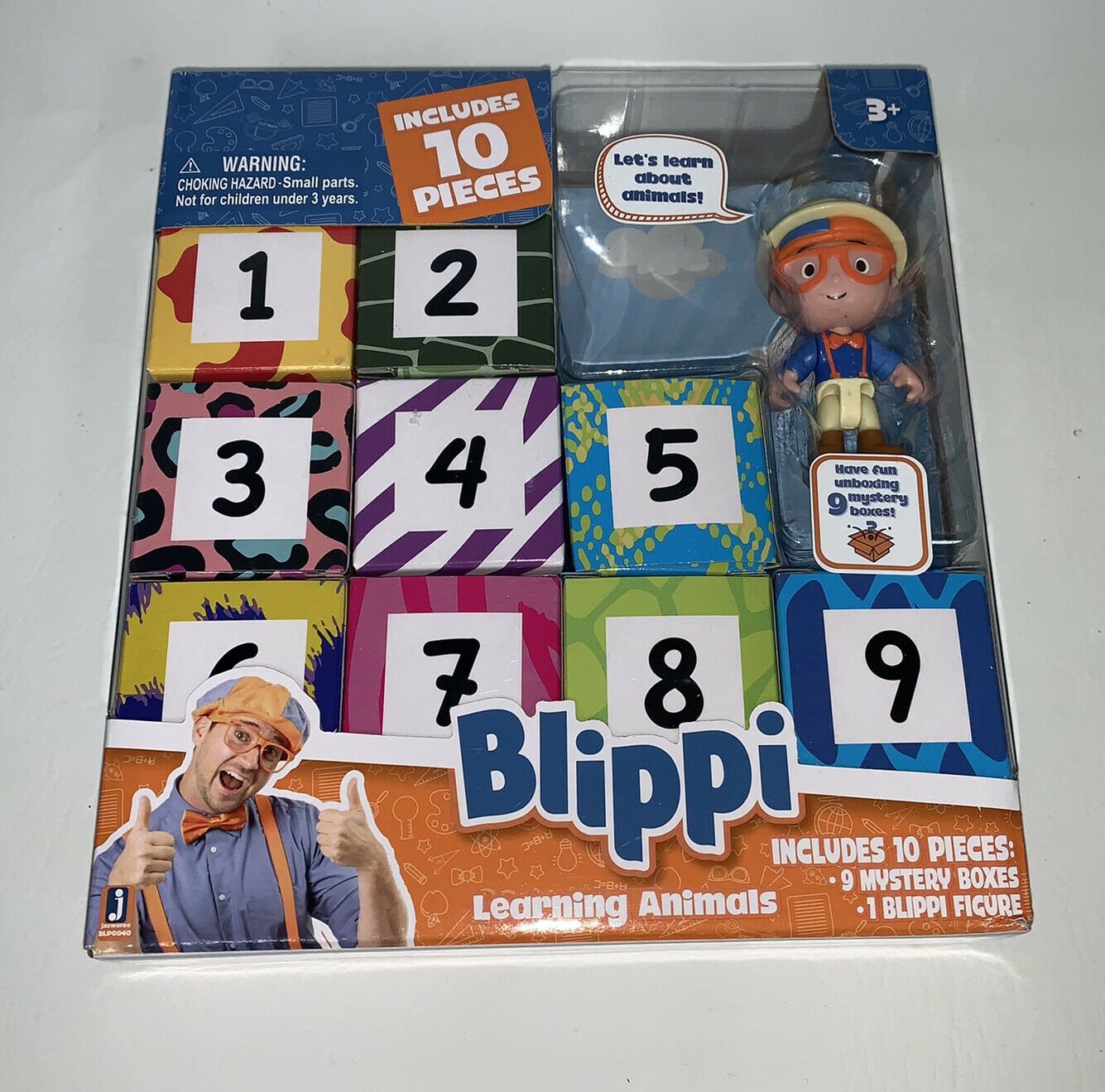 Blippi Surprise Box 10 Learning Animals