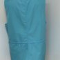 Womens Chaps Rain Wind Hooded Reversible Vest Jacket Size L Blue Yellow Boating