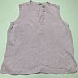 Orvis Womens V-neck Knit Sweater Vest Size L Light Pink Cotton
