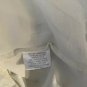 Vineyard Vines Womens Ruffled Top Size M Long Sleeve Ivory Shirt Flaws V-neck