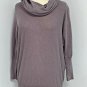 Anthropologie Between Me & You Womens Cowl Neck Sweater size S Wool Blend Purple