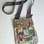 Lily Bloom Call Me Maybe Shopaholic Paris Dog Cafe Crossbody Bag Purse