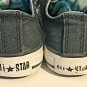 Converse All Star Chuck Taylor Low Top Sneakers Shoes Girls 13 Blue Glitter