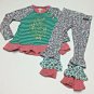Matilda Jane Girls Make Believe Outfit Size 4 Shirt Top Leggings Pants Green