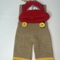 Mud Pie Baby Boy Newborn Fireman Firefighter Photography Set Costume New Gift