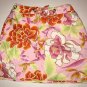 Banana Republic Floral Skirt Womens Size 4 Straight Pink Orange White Green
