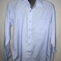 Versa Button Up Dress Shirt Mens Size Medium 15 1/2 34/35 Light Blue Long Sleeve