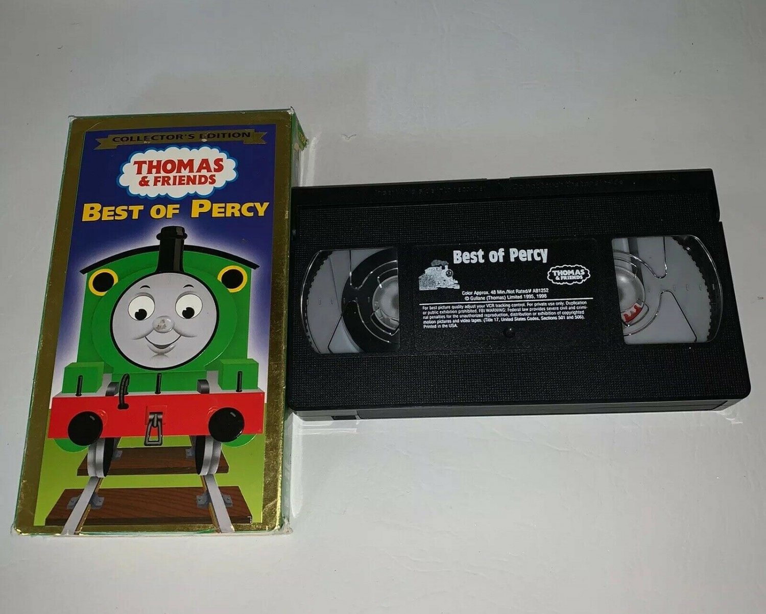 Thomas the Tank Engine The Best of Percy VHS 2001 Childrens Video Tape