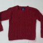 Bowen & Wright Boys Cable Knit Sweater Size M 5 Red