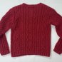 Bowen & Wright Boys Cable Knit Sweater Size M 5 Red