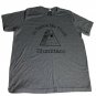 Illumitaco In Tacos We Trust Mens Graphic T-shirt Gray Tee Size L Humor Novelty