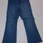 Lands End Girls Jeans Size 7 Flare Denim Pants Elastic Waist