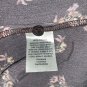 Something Navy Womens Brown Ganache Bohemian Button Down Shirt Floral Top S
