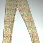 Lularoe Womens Leggings OS One Size Yellow Orange Red Green Geometric