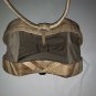 Handmade Woven Palm Leaf Basket Purse Shoulder Bag Island Boho Tan Lined