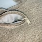 Boho Crochet Knit Macrame Tan Purse Shoulder Bag Handbag Hippie Festival Coin