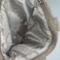 Boho Crochet Knit Macrame Tan Purse Shoulder Bag Handbag Hippie Festival Coin
