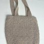 Boho Crochet Knit Macrame Tan Purse Shoulder Bag Handbag Hippie Festival Coin