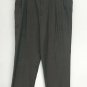 Stafford Mens Pleated Cuffed Dress Pants Size 36 x 29.5 Dark Chocolate Brown