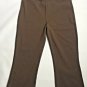 Second Skin Yoga Gym Work Out Pants Womens Size 8 Brown Cropped Capris