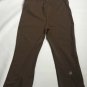 Second Skin Yoga Gym Work Out Pants Womens Size 8 Brown Cropped Capris
