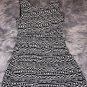 Moon Skater Dress Womens Size Medium Black White Geometric Tank No Belt