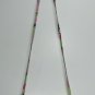 Vera Bradley Pinwheel Pink Sleek Wallet Crossbody Clutch Purse Strap Green