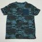 Tailor Vintage Boys Camo Pocket T-Shirt Size 7 Camouflage Crew Tee Green Gray
