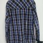 Buffalo David Bitton Mens Button Up Shirt Size XXL Blue Plaid Casual Long Sleeve