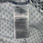 Gap Womens Short Sleeve Cold Shoulder Stretch Top Size S White Black Geometric