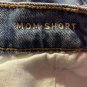 American Eagle Womens Mom Short Denim Blue Jean Cuffed Shorts Size 10 High Rise