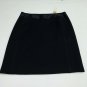 Ann Taylor Loft Petite Womens Wool Pencil Skirt Size 12 P Black Career Lined NWT