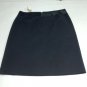 Ann Taylor Loft Petite Womens Wool Pencil Skirt Size 12 P Black Career Lined NWT