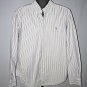Ralph Lauren Button  Down Shirt Mens Size 15 1/2 34 35 Blue Red White Stripe LS