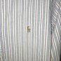 Ralph Lauren Button  Down Shirt Mens Size 15 1/2 34 35 Blue Red White Stripe LS