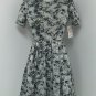 Lularoe Womens Amelia Dress Size XS Black Gray Stretch Knit Office Casual