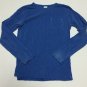 J Crew Crewcuts Boys Long Sleeve Pocket T-shirt Royal Blue Size 8 Tee