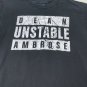 WWE Authentic Dean Ambrose Unstable TShirt  Youth Size M Black White Graphic Tee