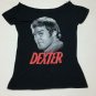 Dexter Womens T-shirt Black Size M Horror Crime Drama Television Series Tee
