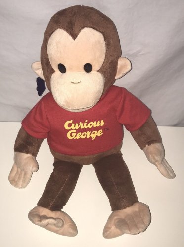 Applause Curious George Monkey Beanbag Plush Stuffed Animal 17"