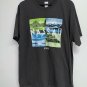 Carnival Cruise Unisex Graphic T-Shirt Size L Nassau Bahamas Gray Crew Neck Tee