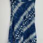 Ralph Lauren Girls Tie Dye Sleeveless Halter Sundress Dress 7 Blue White Linen