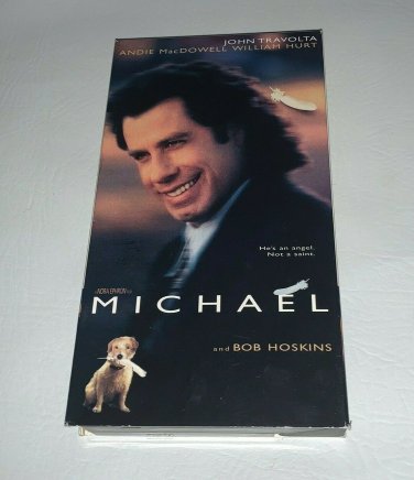 Michael VHS Video 1996 John Travolta Andie MacDowell William Hurt Bob Hoskins