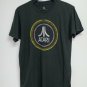 Atari Classic Logo Ripple Junction Dark Gray T-Shirt Mens Size M Short Sleeve