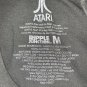 Atari Classic Logo Ripple Junction Dark Gray T-Shirt Mens Size M Short Sleeve