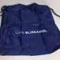 Live Like A Girl Blue Gym Bag Cinch Sack Drawstring Backpack Sport Tote