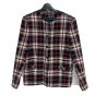 VTG Vinci Womens Wool Blazer Suit Jacket Size 8 Red Plaid Shoulder Pads Career