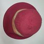 Panama Jack Womens Sun Beach Pool  Hat Womens One Size Pink Orange Packable