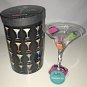 Lolita Shopaholic Too Martini Glass Hand Painted